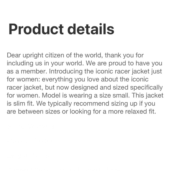 MEMBERS ONLY White Classic Iconic Racer Jacket - Picture 13 of 14